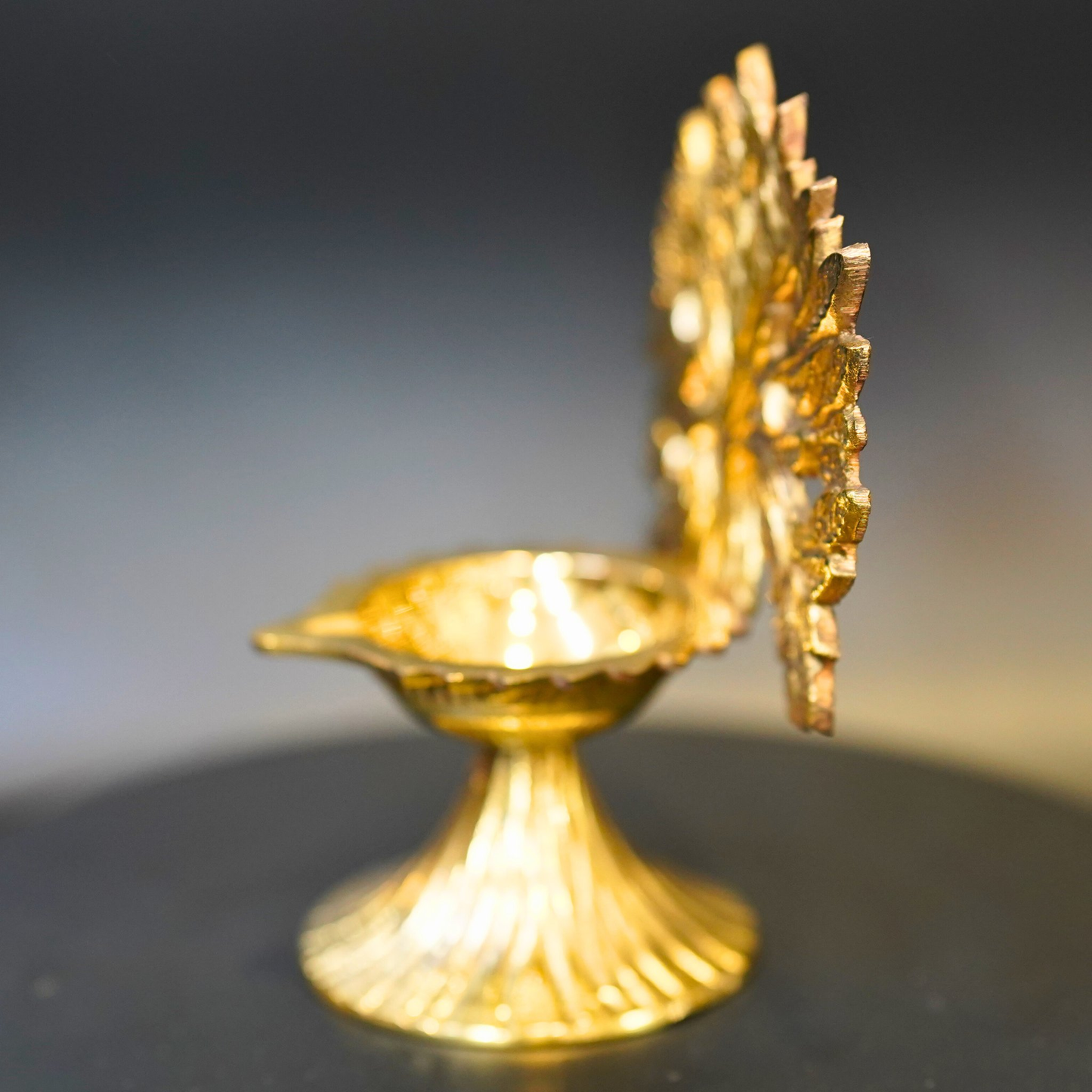 Brass Tree Design Diya - Swadesiicart