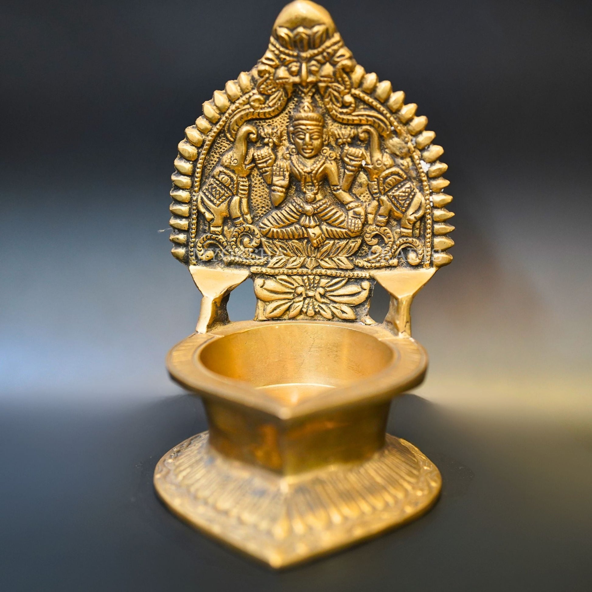 Brass Kamakshi Diya - Swadesiicart