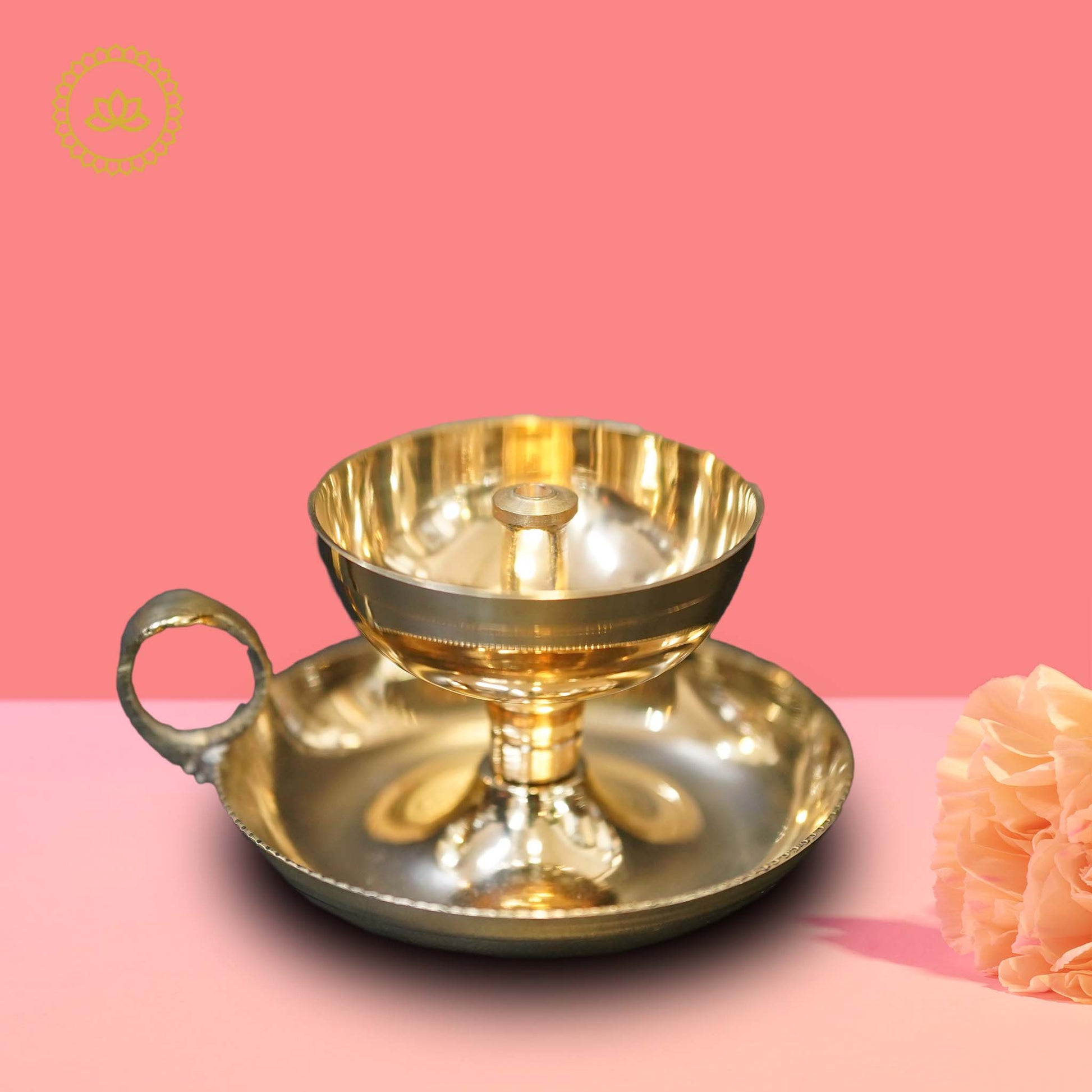 Brass Cup Diya - Swadesiicart