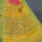Baby Pink Colour With Leaf Green Blouse Cotton Brasso Saree By Gayathri Reddy Designer Studio | Swadesiicart