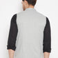 Even Apparels Grey Merino Men Woven Nehru Jacket BF681 | Swadesiicart