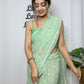 Vamsee Patangiyu Green Georgette Saree - Swadesiicart