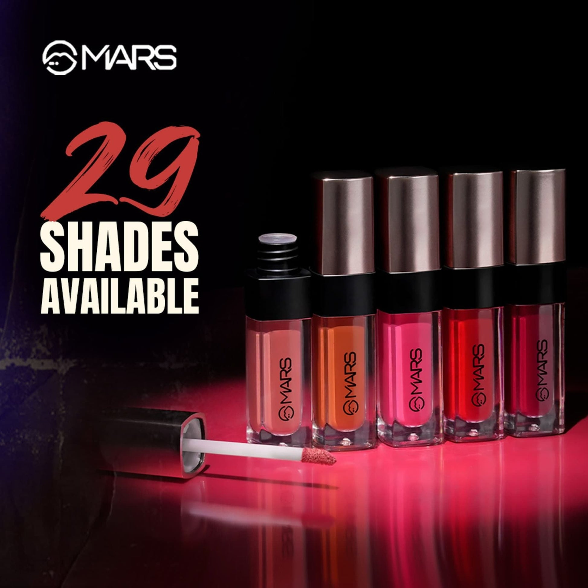 MARS Cosmetics Popstar Non Drying Liquid Mousse Lipstick - 26 Brownout - Swadesiicart