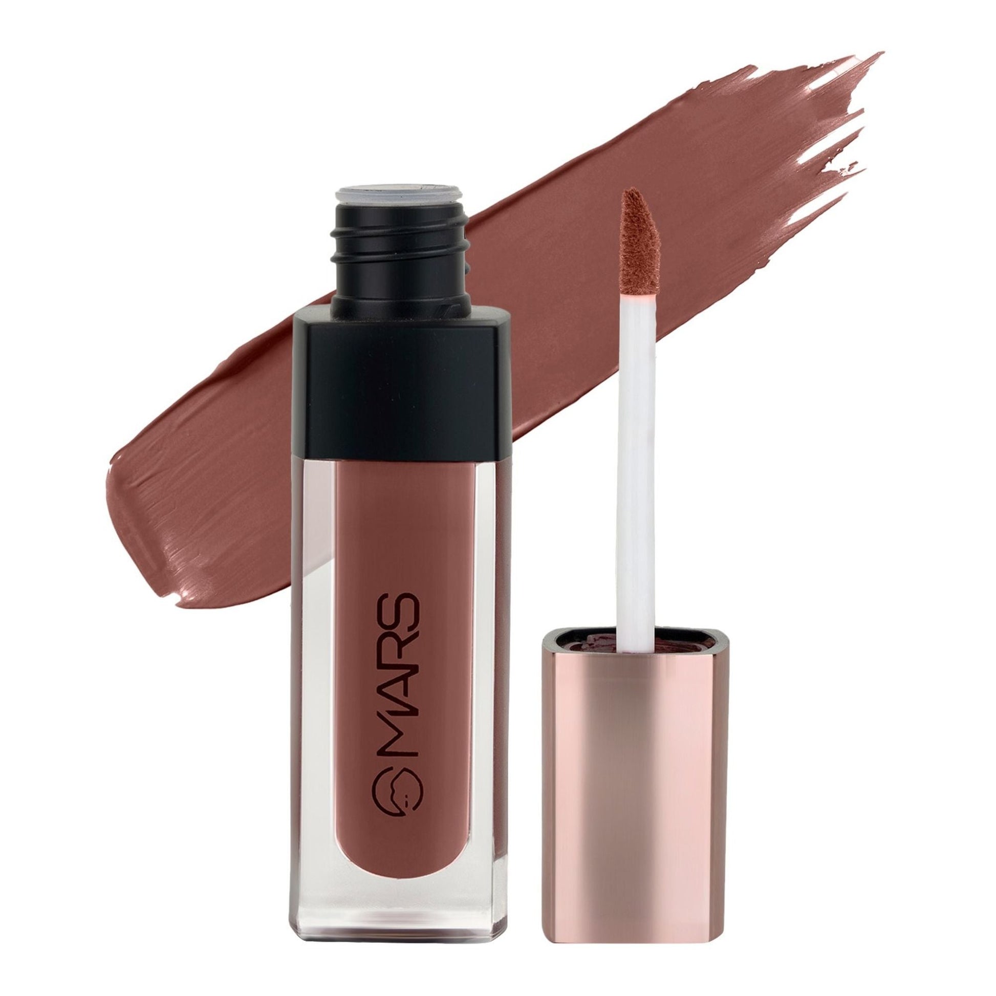 MARS Cosmetics Popstar Non Drying Liquid Mousse Lipstick - 27 Flirty Mocha - Swadesiicart