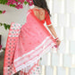 Beatitude White Cotton Jamdani Saree
