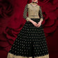 Anaita Black Silk Anarkali Suit With Embroidery & Stone Work