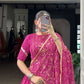 Lorenvalley Fashion Pink Georgette Bandhej Print and Embossed Design Lace with Gota Patti Touch Up Lehenga Choli with Dupatta - Swadesiicart