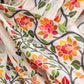 Tikhi Imli White Floral Woven Design Saree | Swadesiicart