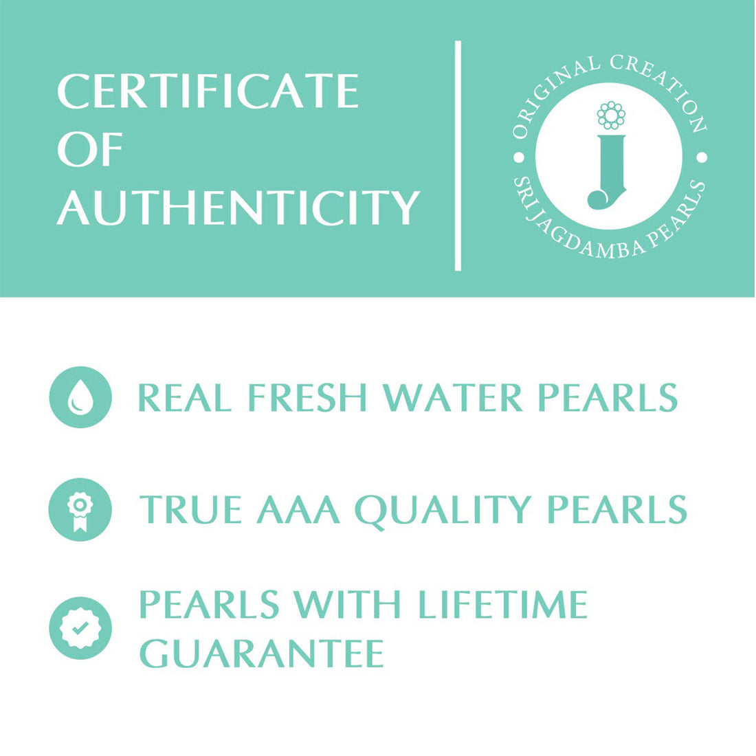 J Pearls Fani 3 Lines Pearl Necklace | Swadesiicart