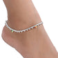AanyaCentric Silver Plated Traditional Anklets Payal - Classic and Stylish for Women and Girls