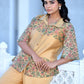 Vaasva Women's Cream Henna Linen Digital Printed Cord Set - Swadesiicart