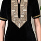 Myshka Women's Black Velvet Kurta Pant - Swadesiicart