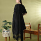 Myshka Women's Black Velvet Kurta Pant With Dupatta Set - Swadesiicart