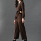 Myshka Women's Coffe Co-Ord Set - Swadesiicart