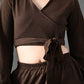 Myshka Women's Coffe Co-Ord Set - Swadesiicart