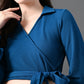 Myshka Women's Blue Co-Ord Set - Swadesiicart