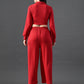 Myshka Women's Red Co-Ord Set - Swadesiicart