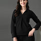 Myshka Women's Black Everyday Lounge Set - Swadesiicart