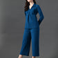 Myshka Women's Blue Everyday Lounge Set - Swadesiicart