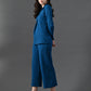 Myshka Women's Blue Everyday Lounge Set - Swadesiicart