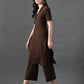 Myshka Women's Coffe Brown Kurta Set - Swadesiicart