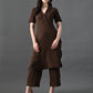 Myshka Women's Coffe Brown Kurta Set - Swadesiicart
