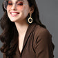 Myshka Women's Coffe Brown Kurta Set - Swadesiicart