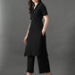 Myshka Women's Black Kurta Set - Swadesiicart