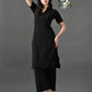 Myshka Women's Black Kurta Set - Swadesiicart