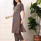 Myshka Women's Cotton Printed Kurta Set - Swadesiicart