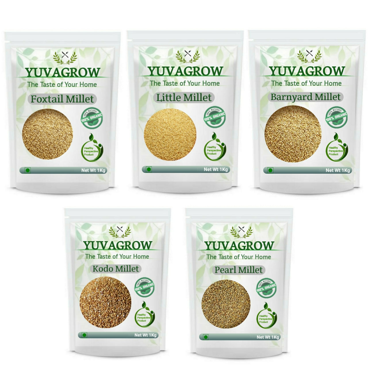 Yuvagrow Combo Millets Grains - Swadesiicart