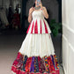 Lorenvalley Fashion White Pure Rayon Multi Patch Work With Lace Touch Up Lehenga Choli | Swadesiicart