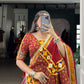 Lorenvalley Fashion Tasar Silk Kashmiri Print With Foil Print And Original Mirror Gamthi work Lehenga Choli with Dupatta - Swadesiicart