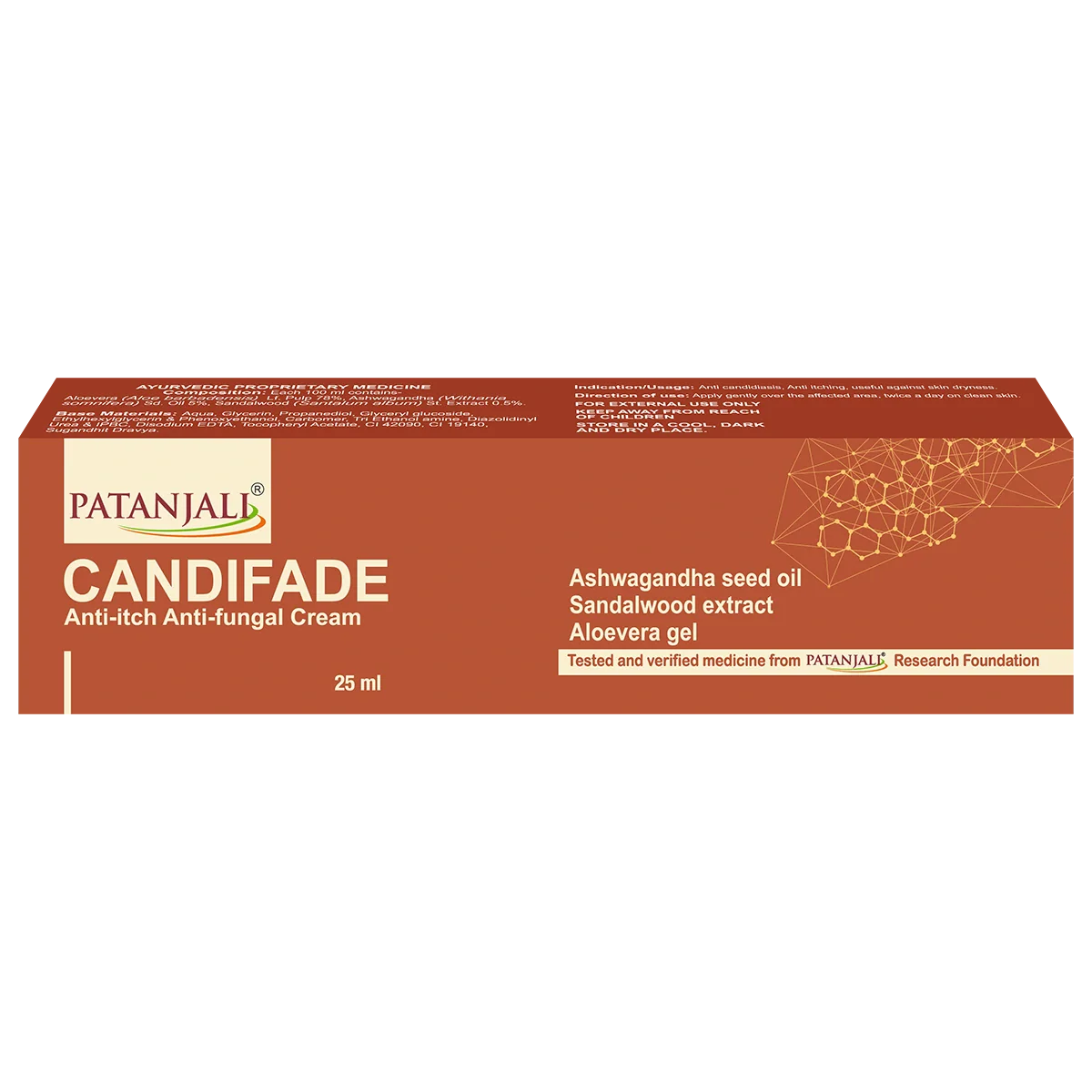 Patanjali Candifade Anti Fungal Cream | Swadesiicart