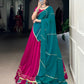 Lorenvalley Fashion Pink Pure Rayon Gamthi Work With Embossed Design And Lace Touch Up Lehenga Choli with Dupatta | Swadesiicart
