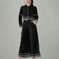 Myshka Women Black Embroidered Co-Ord Set - Swadesiicart