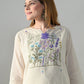 Myshka Women Off White Multicolor Thread Embroidered Co-Ord Set - Swadesiicart