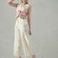 Myshka Women Off White Multicolor Thread Embroidered Co-Ord Set - Swadesiicart
