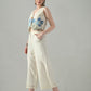 Myshka Women Off White Multicolor Thread Embroidered Co-Ord Set - Swadesiicart