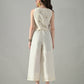 Myshka Women Off White Multicolor Thread Embroidered Co-Ord Set - Swadesiicart
