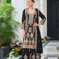 Anaita Black Heavy Chinon With Embroidery Readymade Sharara Suit