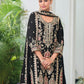 Anaita Black Heavy Chinon With Embroidery Readymade Sharara Suit