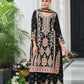 Anaita Black Heavy Chinon With Embroidery Readymade Sharara Suit