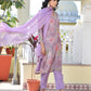 Vaasva Women's Lavender Viscose Tissue Digital Printed Suit Set | Swadesiicart