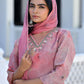 Vaasva Women's Pink Viscose Tissue Digital Printed Suit Set | Swadesiicart