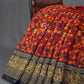 Shades of Red Kalamkaari Semi Chanderi Saree By Gayathri Reddy Designer Studio | Swadesiicart