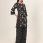 Yufta Black Pure Cotton Co Ord Set - Swadesiicart