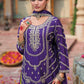 Anaita Purple Premium Embroidered Chinon Readymade Salwar Suit