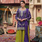 Anaita Purple Premium Embroidered Chinon Readymade Salwar Suit