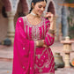 Anaita Rani Pink Premium Embroidered Chinon Readymade Salwar Suit